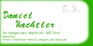 daniel wachtler business card